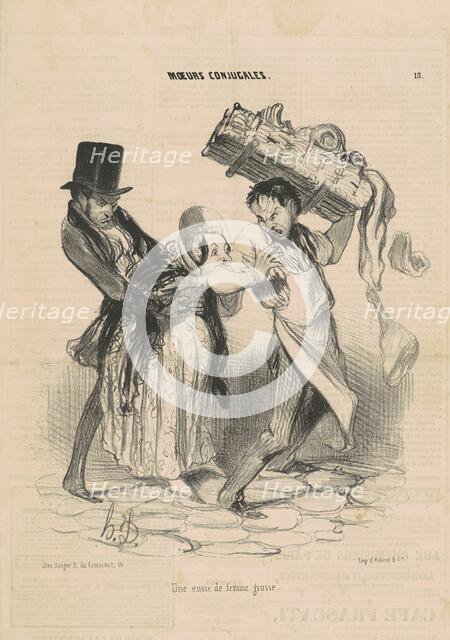 Une envie de femme grosse, 19th century. Creator: Honore Daumier.