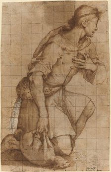 Kneeling Shepherd. Creator: Jacopo Ligozzi.