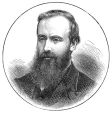 Parliamentary portraits: Mr. Burt, M.P. for Morpeth, 1874. Creator: Unknown.