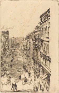 St James's Street, 1878. Creator: James Abbott McNeill Whistler.
