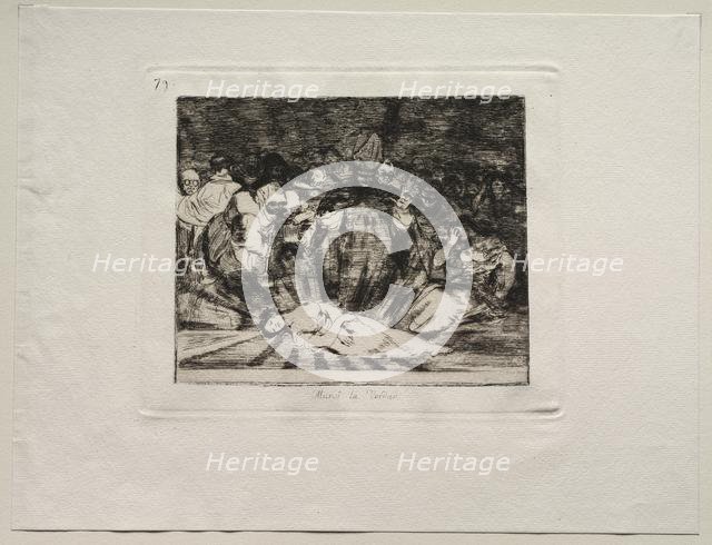 The Horrors of War: Truth Has Died. Creator: Francisco de Goya (Spanish, 1746-1828).