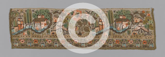 Fragment (Towel/Napkin End), Turkey, 1850/1900. Creator: Unknown.