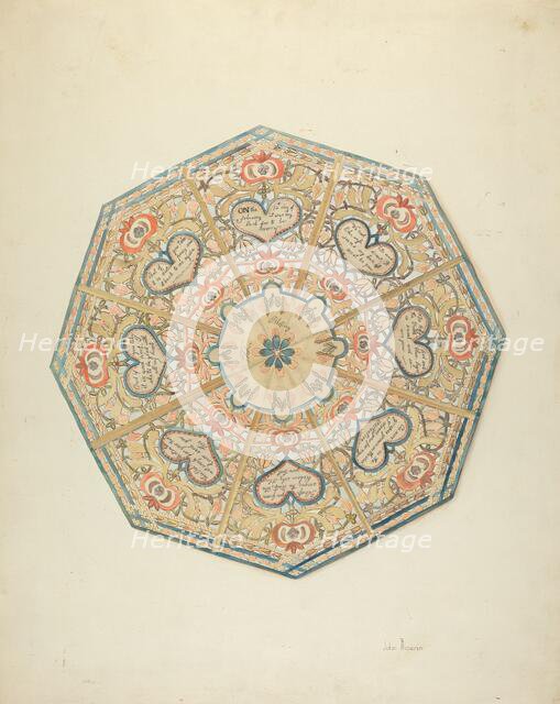 Valentine, c. 1937. Creator: John Thorsen.