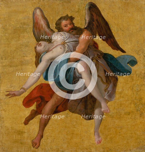 Boreas Abducting Oreithyia, 1870-1890. Creator: Unknown.