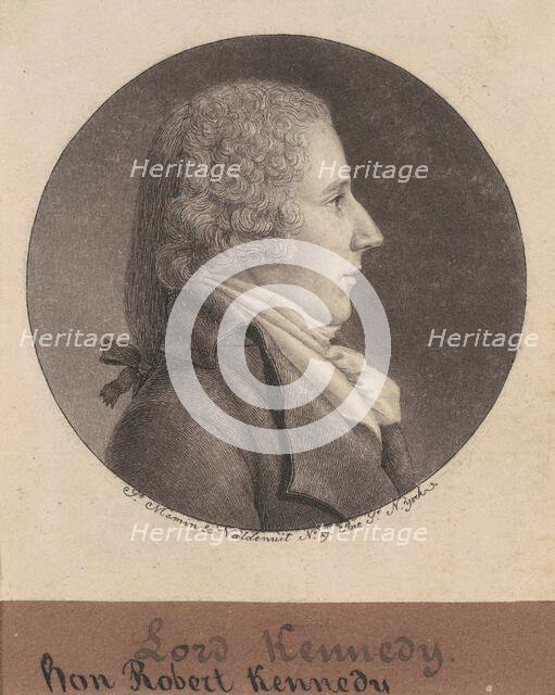 Robert Kennedy, 1796-1797. Creator: Charles Balthazar Julien Févret de Saint-Mémin.