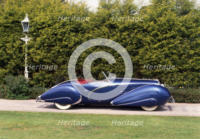 1938 Delahaye 135 Figoni & Falaschi coachwork. Creator: Unknown.