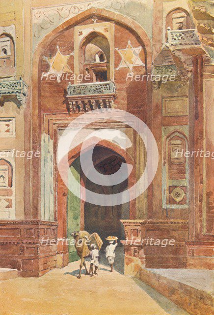 'Agra Fort - Inside the Delhi Gate', c1880 (1905). Creator: Alexander Henry Hallam Murray.