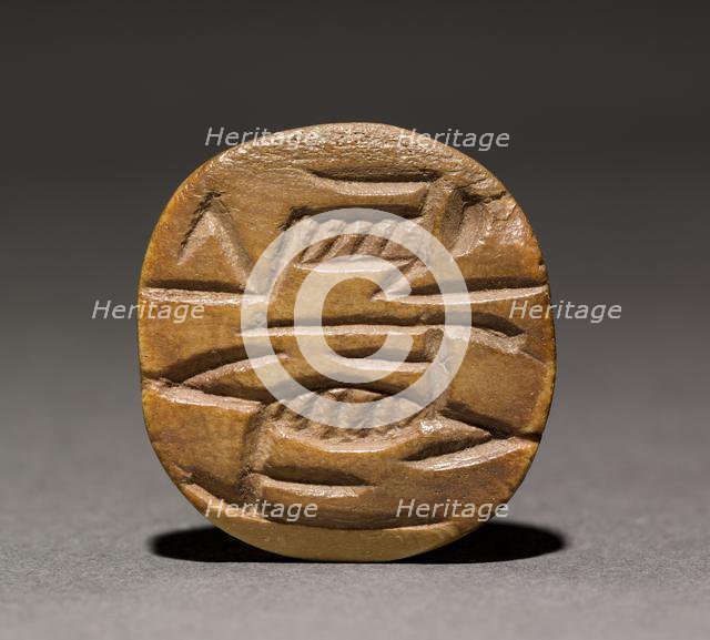 Seal Amulet, 2300-2124 BC. Creator: Unknown.
