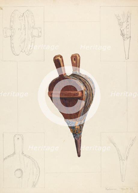 Bellows, c. 1937. Creator: Katharine Merrill.