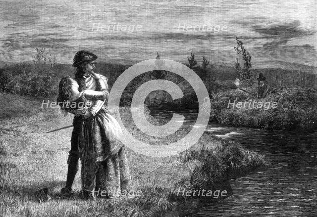 "Fair Helen of Kirkconnel", by J. Archer, in the Exhibition of the Royal Academy, 1869. Creator: Unknown.