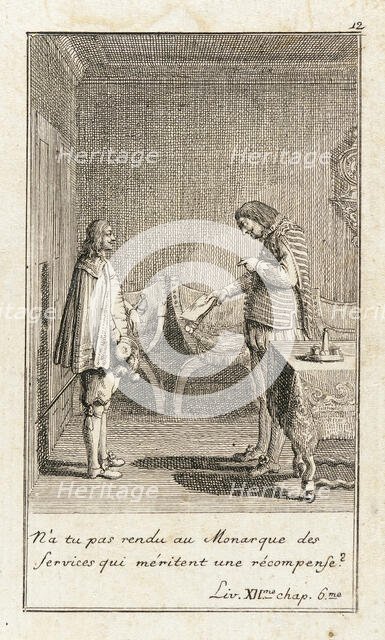 Illustration for Le Sage's 'Gil Blas', 1783. Creator: Daniel Nikolaus Chodowiecki.