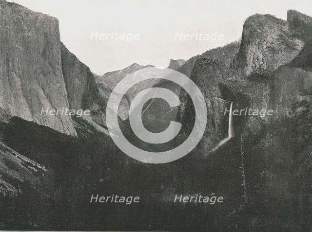 'View from Artist's Point, Yosemite Valley', USA, 1895.  Creator: Unknown.