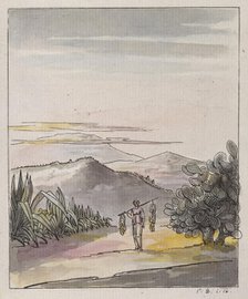 Hedges of Aloes and Fig Trees, 1786.  Creator: Elias Martin.