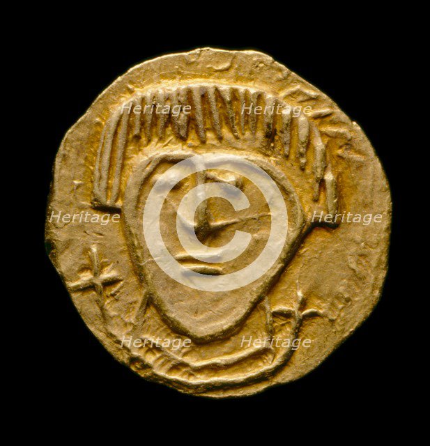 Crondall coin no. 59; Anglo-Saxon Coin, 7th century. Artist: Unknown.