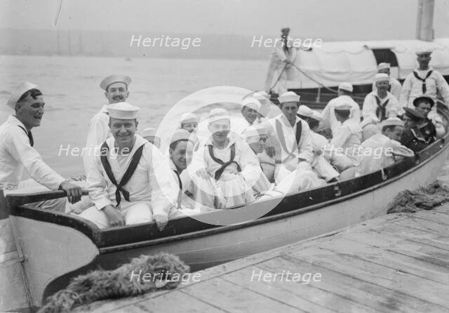 Naval Militia ready to embark, between c1910 and c1915. Creator: Bain News Service.