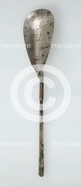 Spoon, Byzantine, 5th-6th century. Creator: Unknown.