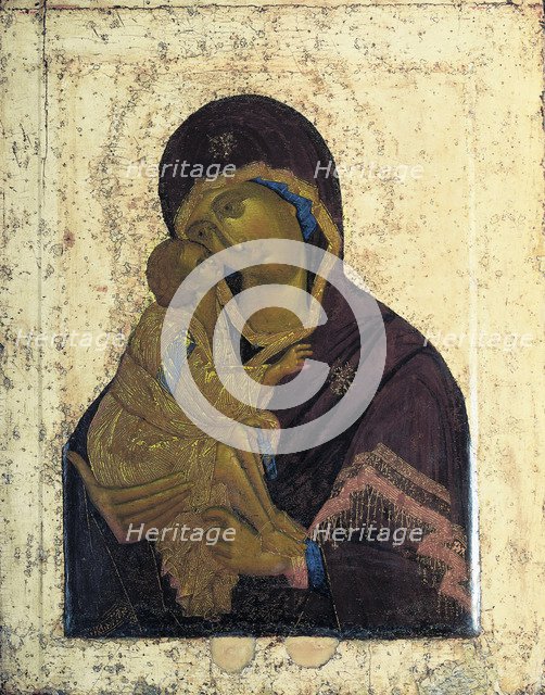 The Virgin of the Don (Double-faced Icon), c1390.  Creator: Russian icon.