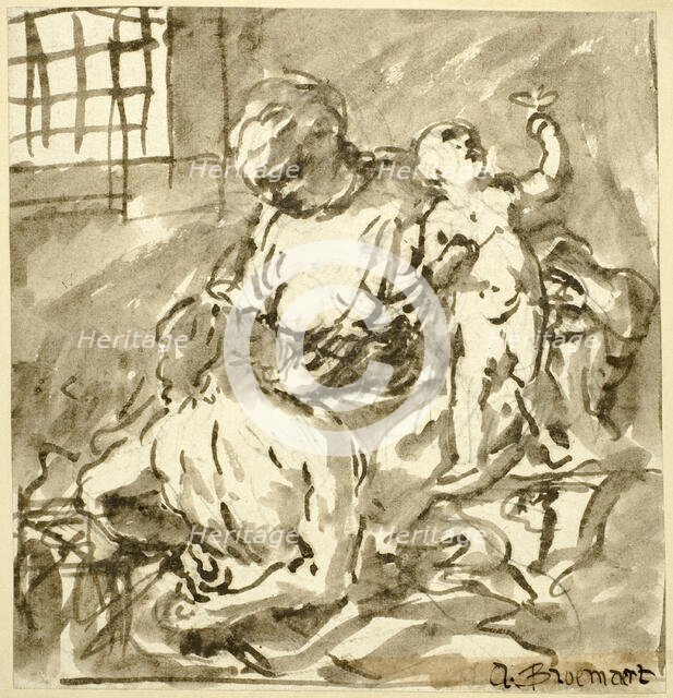 Caritas Romana, n.d. Creator: Abraham Bloemaert.