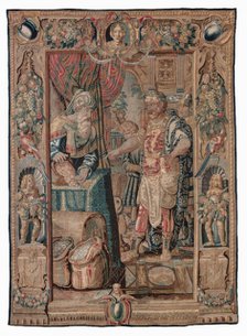 Tapestry (Antony And Cleopatra Series: Antony Conquers Pelusium), c1600-1640. Creator: Karel van Mander.