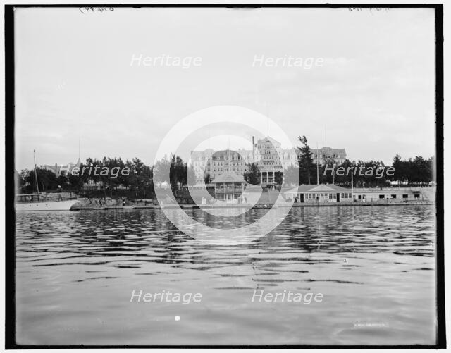 Hotel Frontenac, Thousand Islands, c1902. Creator: William H. Jackson.