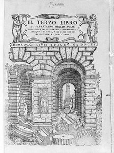 Il terzo libro di Sabastiano Serlio Bolognese, 1540. Creator: Sebastiano Serlio.