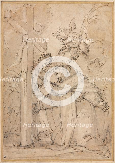 Saint Peter Martyr, 16th Century?. Creator: Giovanni Battista Paggi (Italian, 1554-1627).