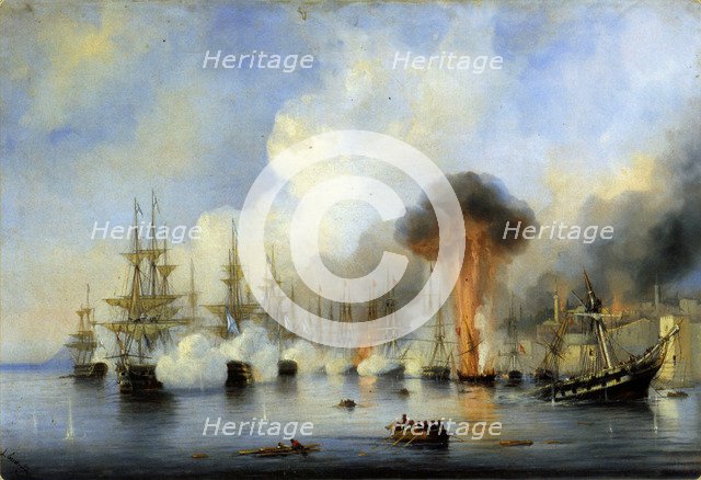 The Battle of Sinop on 30 November 1853, 1860.