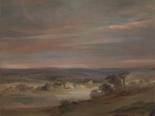 A View on Hampstead Heath, Early Morning, ca. 1821. Creator: John Constable.