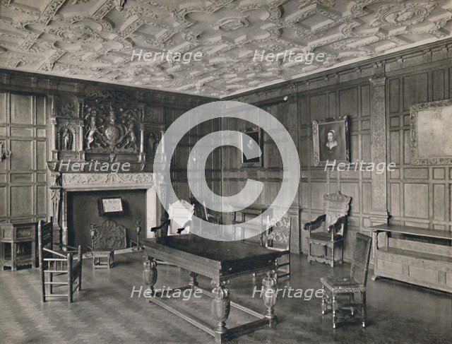 'Panelled Room from the Old Palace, Bromley-By-Bow', 1927. Artist: Unknown.