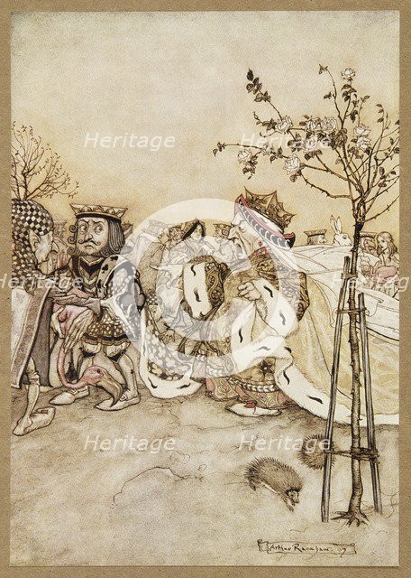 The Queen never left off quarrelling with the other players ..., 1907.