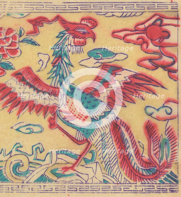 One hundred thirty-five woodblock prints including New Year's pictures (nianh..., 19th-20th century. Creator: Unknown.