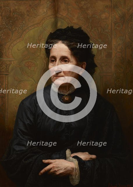 Portrait of Mother, 1885. Creator: Edward Lepszy.