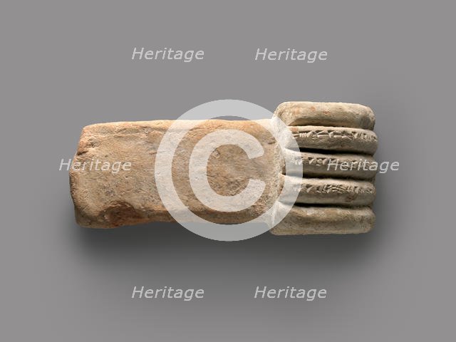 Miniature corbel in the shape of a hand, ca. 883-859 B.C. Creator: Unknown.