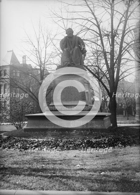 Henry Wadsworth Longfellow - Statue, 1917. Creator: Harris & Ewing.