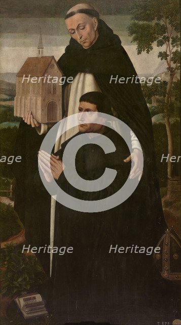 Saint Thomas the Apostle. Artist: Benson, Ambrosius (1495-1550)