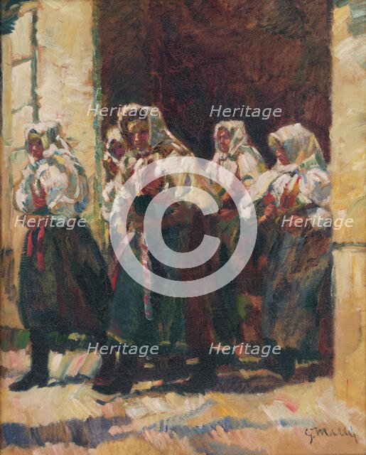 From the Church, around 1925. Creator: Gustav Mally.