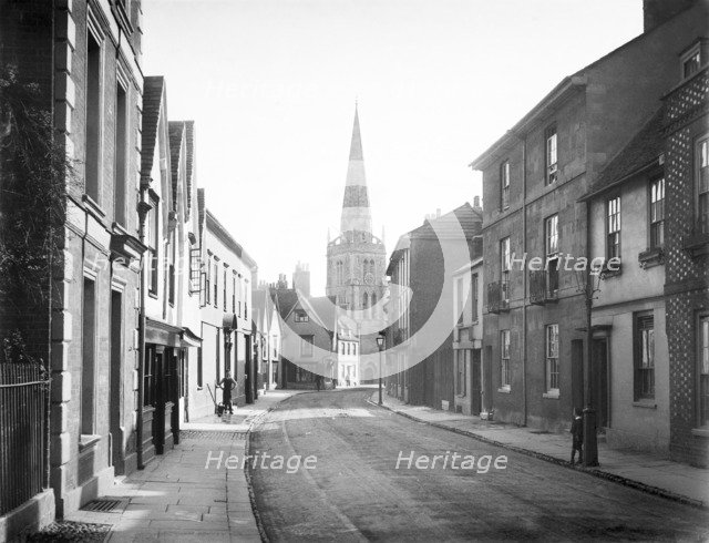 East St Helen Street, Abingdon, Oxfordshire, 1890. Artist: Henry Taunt.