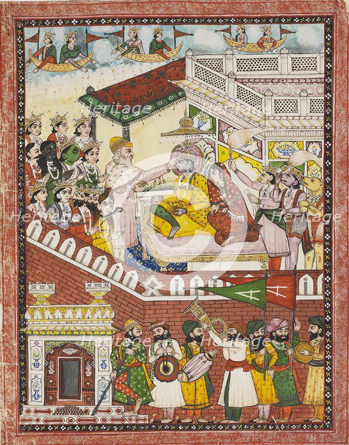 The coronation of Rama, c1861. Artist: Unknown.