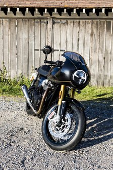 2019 Triumph Thruxton TFC 1200cc. Creator: Unknown.