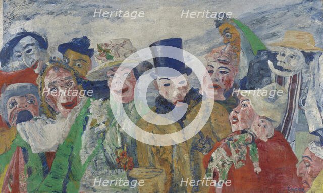 The Intrigue, 1890. Creator: James Ensor.