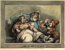 'A Bawd on Her Last Legs', 1792. Artist: Thomas Rowlandson