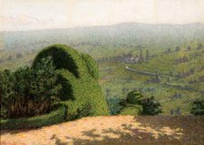 Angolo di giardino (Garden corner), 1912. Creator: Morbelli, Angelo (1853-1919).