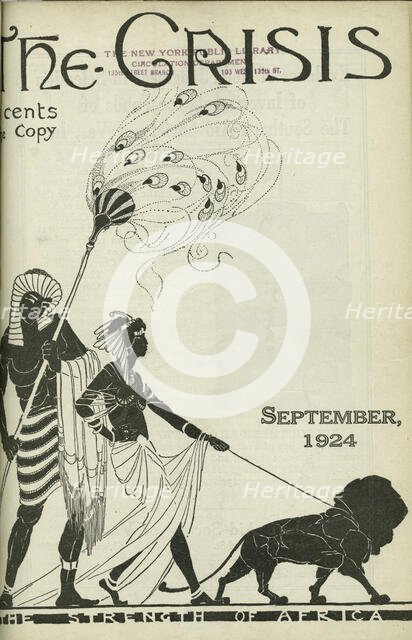 Front cover, 1924-09. Creator: Laura Wheeler Waring.