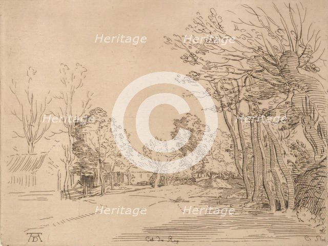 Landscape after Durer.n.d. Creator: Caylus, Anne-Claude-Philippe de.