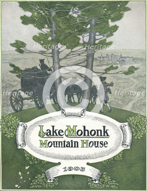 'Lake Mohonk Mountain House', 1903. Artist: Binner Engraving Co.