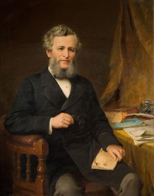 Portrait of The Rt. Hon. Jesse Collings (1831-1920), 1881. Creator: Jonathon Pratt.