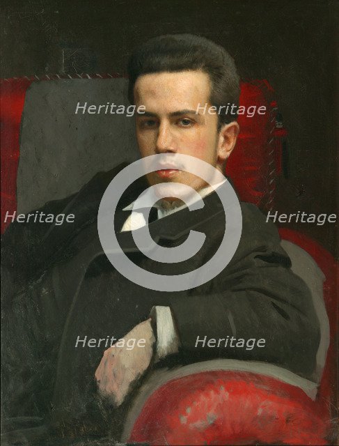 Portrait of Anatoly Kramskoy, the Artist's Son, 1882. Artist: Kramskoi, Ivan Nikolayevich (1837-1887)