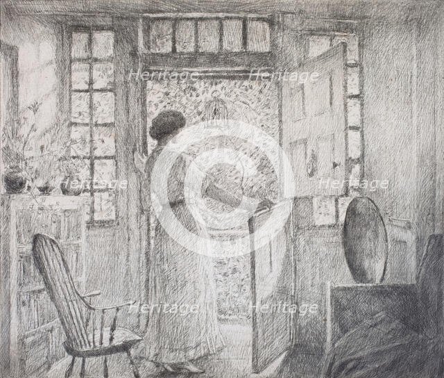 The Dutch Door (recto), 1915. Creator: Frederick Childe Hassam.