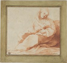 Madonna and Child Seated on Ground, n.d. Creator: Giulio Cesare Amidano.