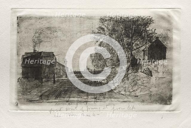 Spring Street, 1878. Creator: Otto H. Bacher (American, 1856-1909).